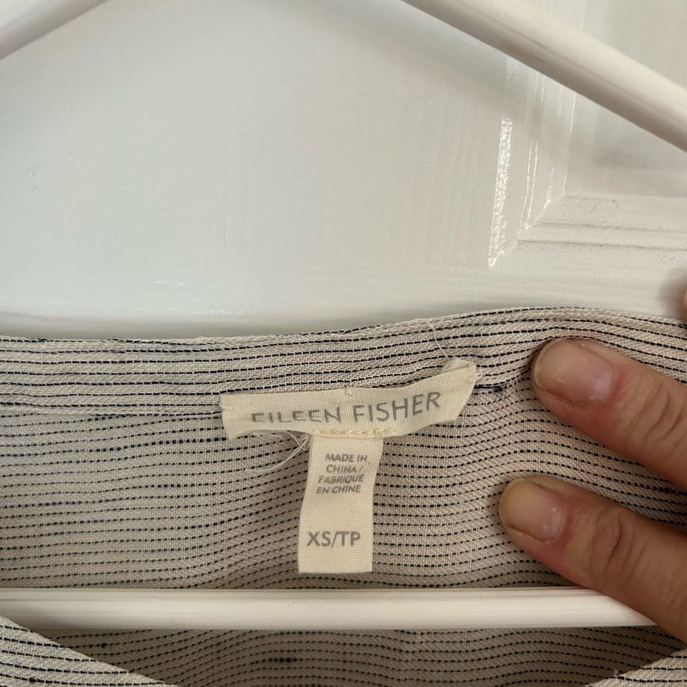 Eileen Fisher Linen Shift Dress - XS - Picture 4 of 6